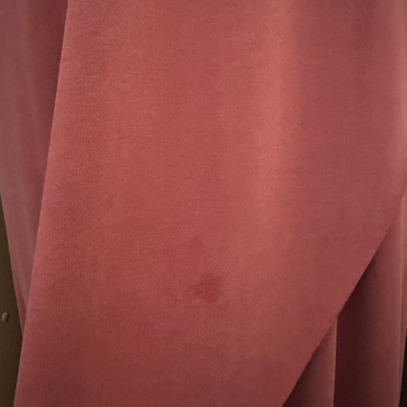 Lulu’s Hi-Low Twin Spaghetti Strap Stretch Knit Dress In Washed Red Size M - Picture 9 of 10